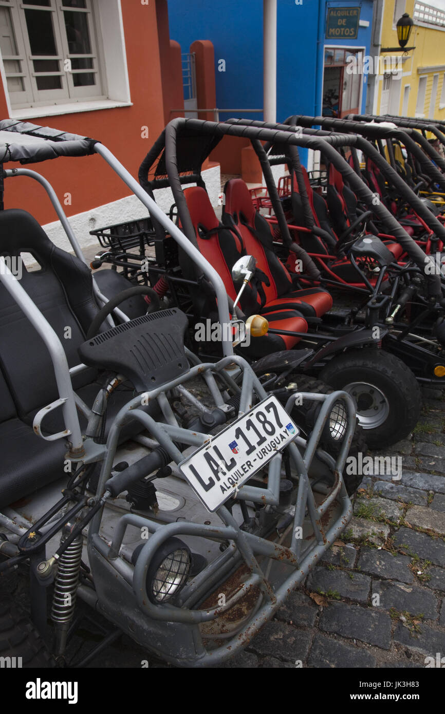 Uruguay, Colonia del Sacramento, affitto dune buggy Foto Stock