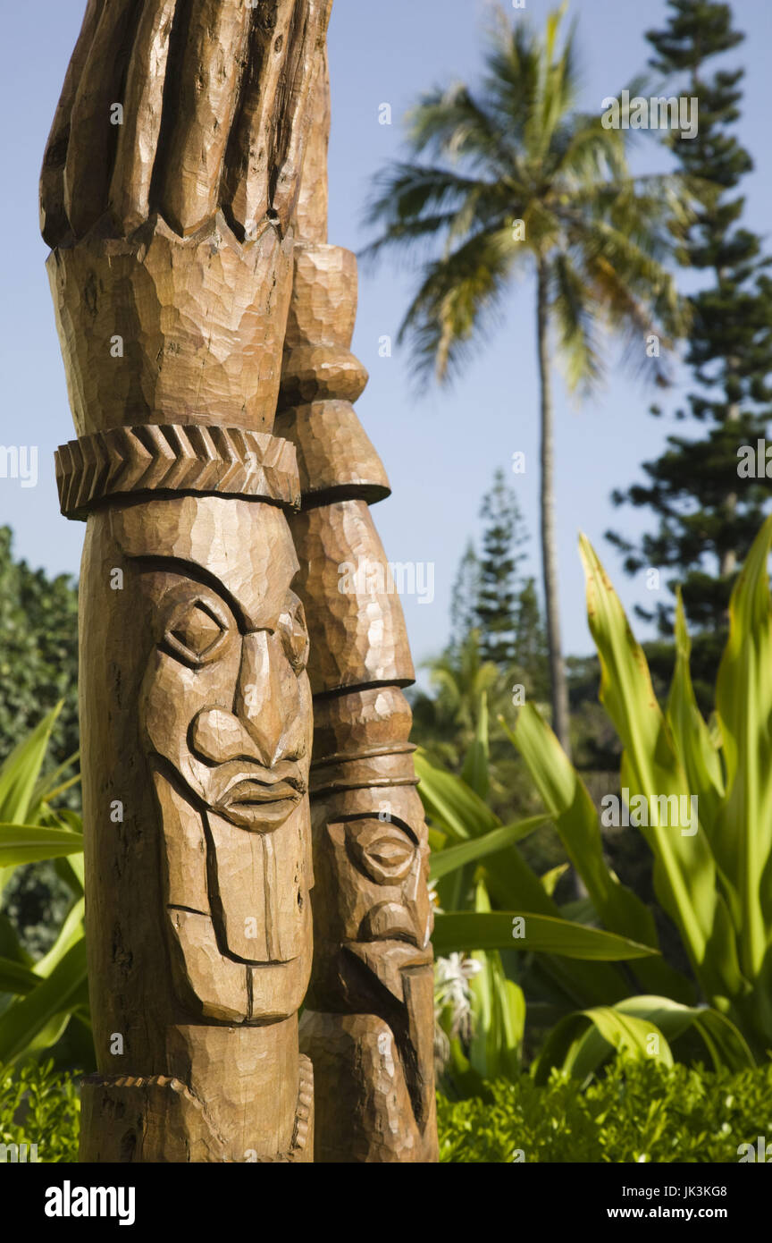 Nuova Caledonia, Grande Terre Isola, Noumea, Hotel Le Meridien, Anse Vata resort area, Isola di Totem, Foto Stock