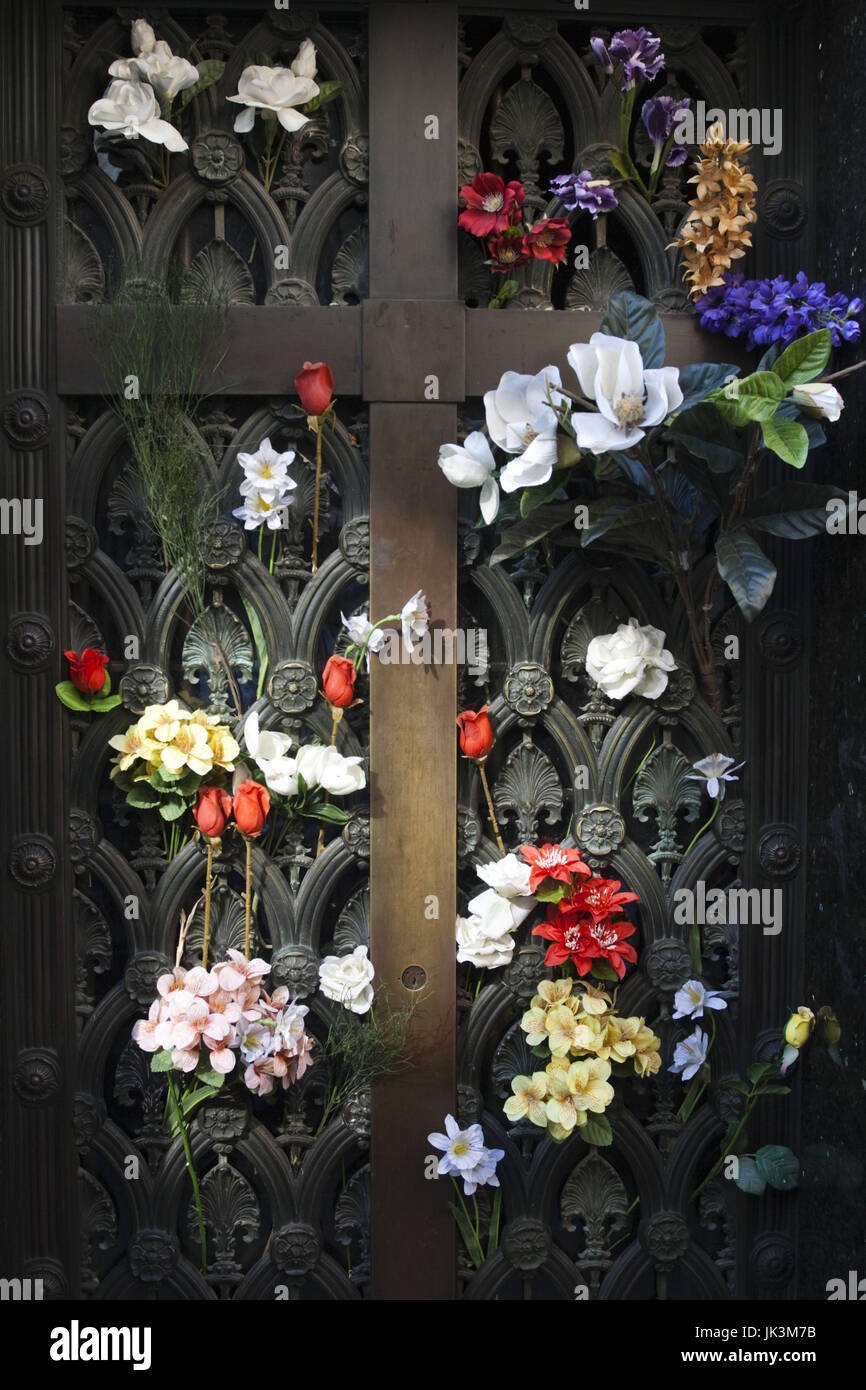 Argentina Buenos Aires Recoleta, Recoleta cimitero, tomba di Eva Duarte Peron, evita, ex first lady Foto Stock