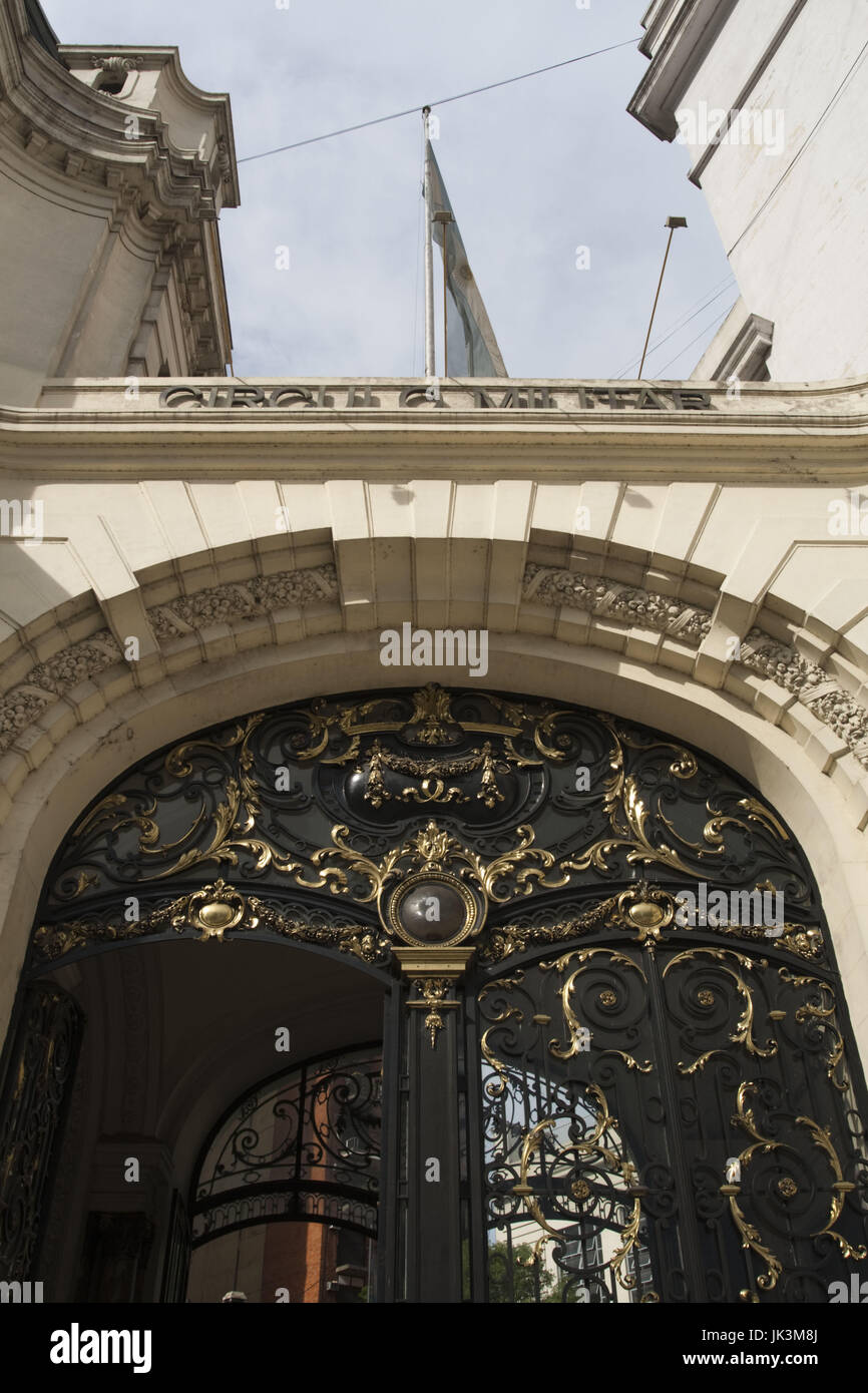 Argentina, Buenos Aires, Retiro, Museo Palacio Paz, ex casa di Jose Paz, fondatore di Argentinas giornale La Prensa Foto Stock