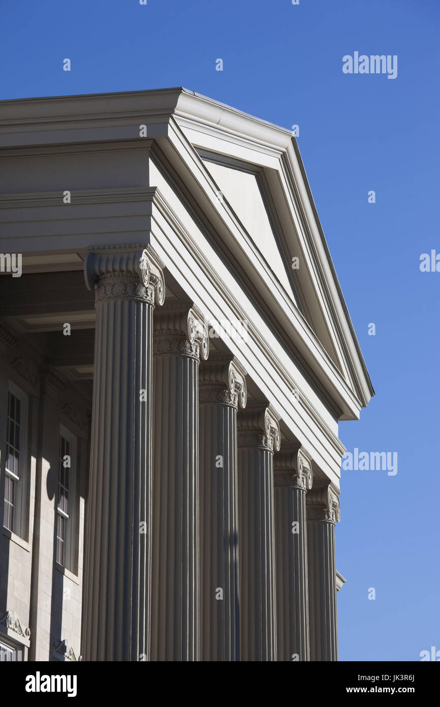 Stati Uniti d'America, Mississippi, Jackson Old Capitol Museum, Mississippi State House 1839-1903, esterna Foto Stock