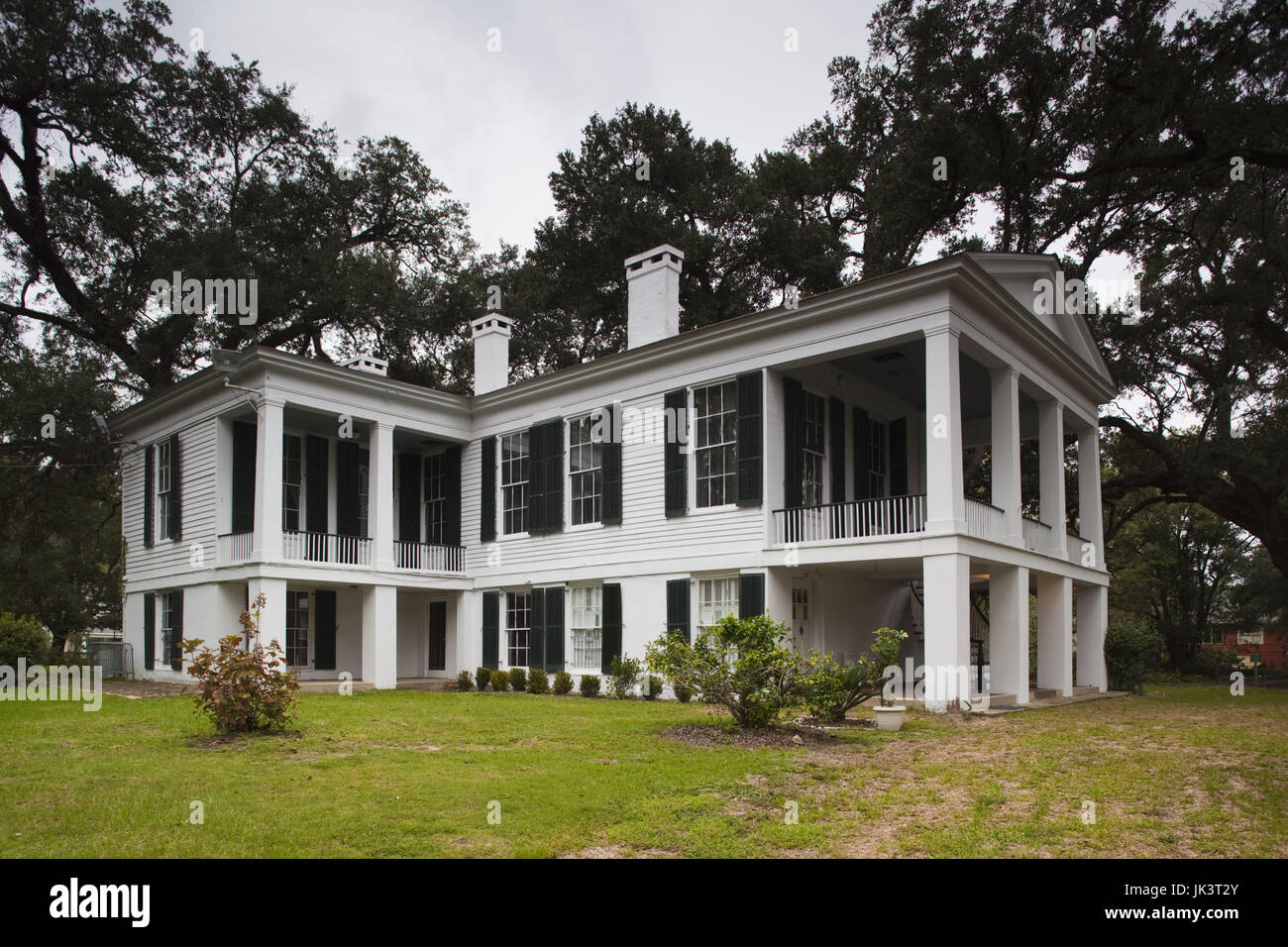 Stati Uniti d'America, Alabama, Mobile, Oakleigh, 1833 Greek-Revival mansion Foto Stock