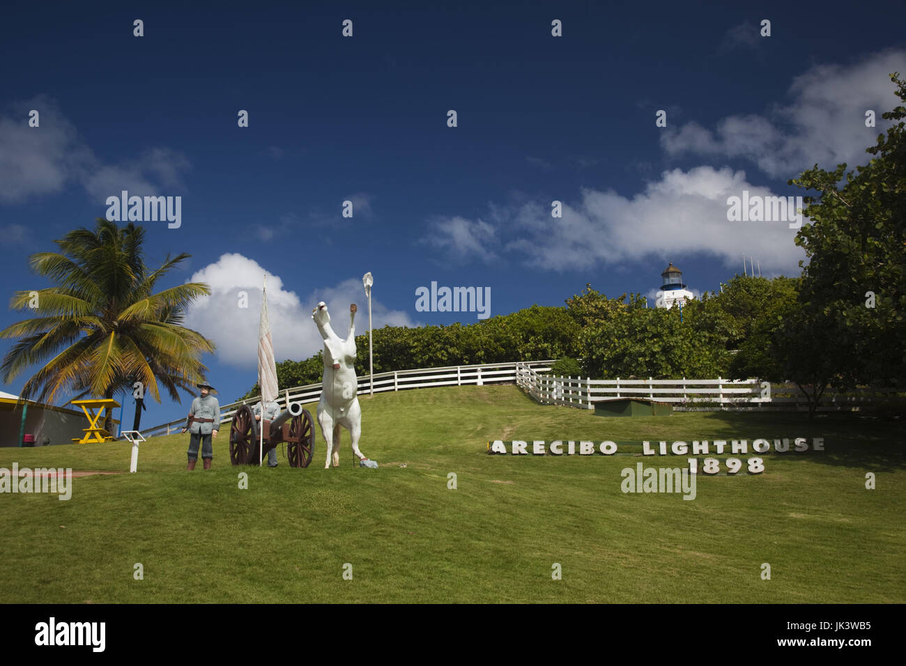 Puerto Rico, Costa Nord, Arecibo, Arecibo Lighthouse Park Foto Stock