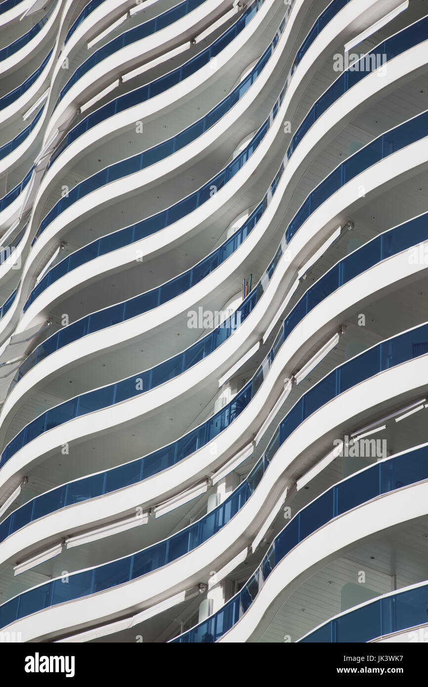Uruguay, Punta del Este, Millenium Tower, torre di condominio Foto Stock