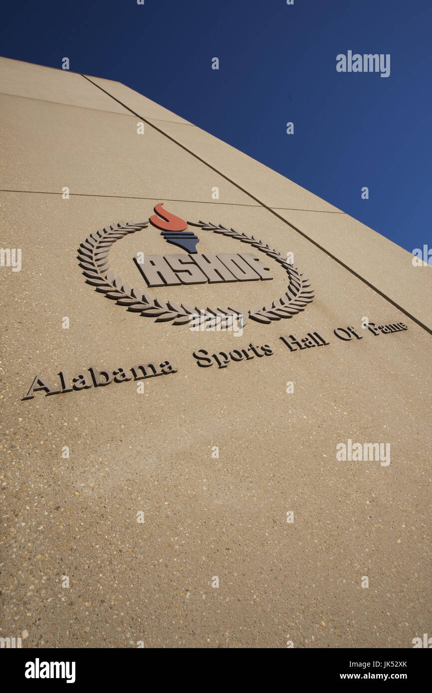 Stati Uniti d'America, Alabama, Birmingham, Alabama Sports Hall of Fame Foto Stock