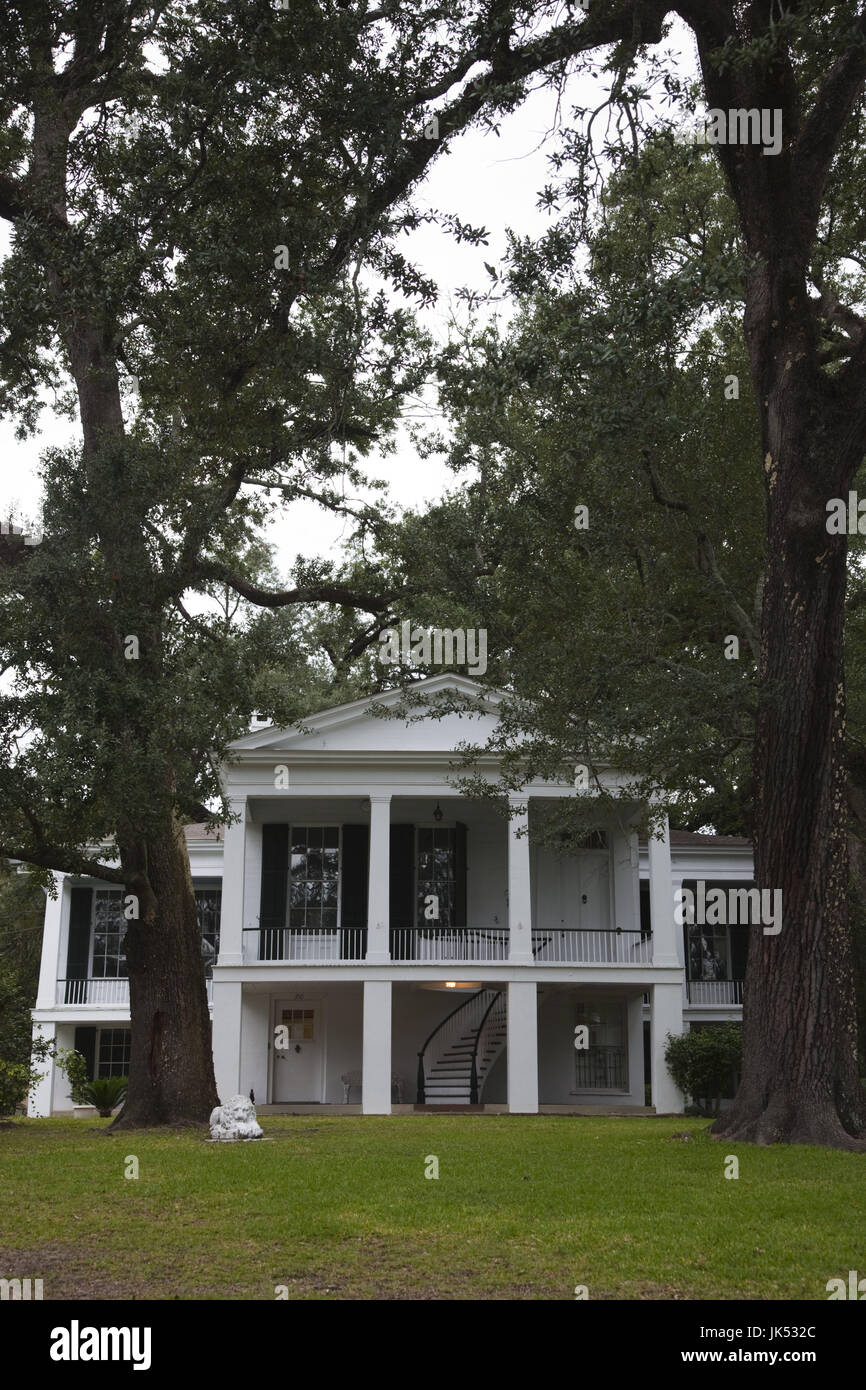 Stati Uniti d'America, Alabama, Mobile, Oakleigh, 1833 Greek-Revival mansion Foto Stock