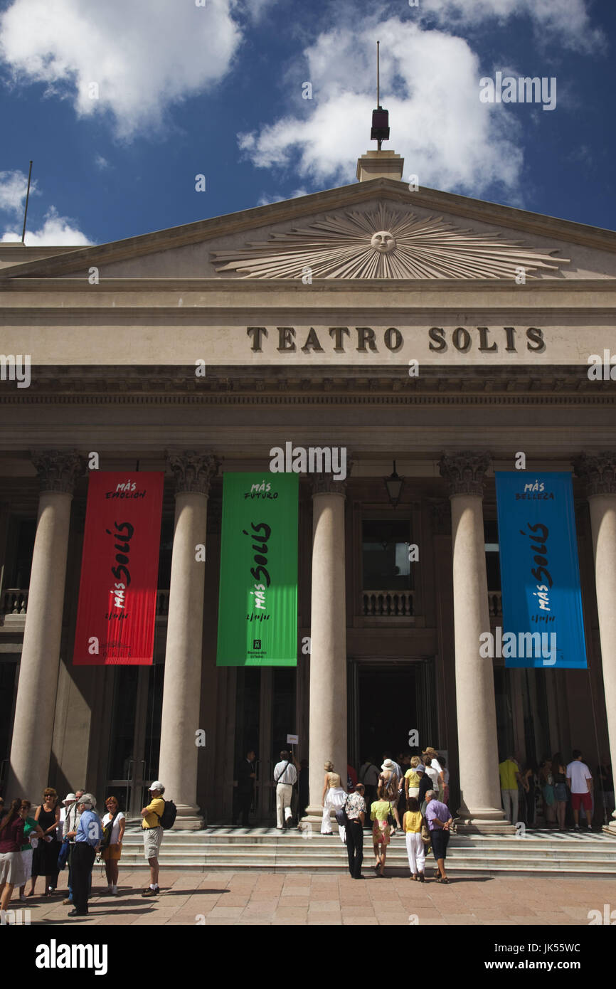 Uruguay, Montevideo, teatro Teatro Solis Foto Stock