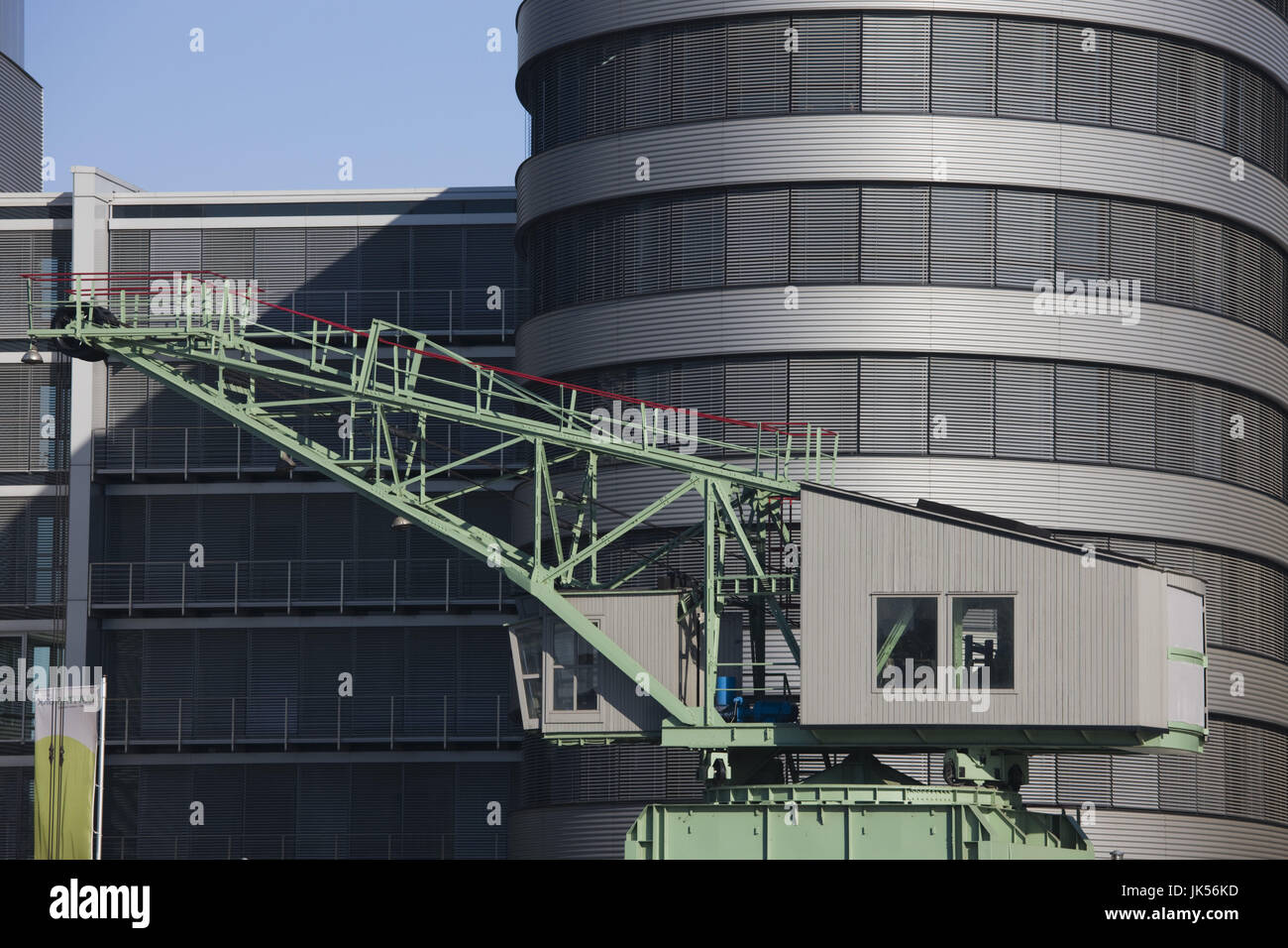 In Germania, in Renania settentrionale-Vestfalia, il bacino della Ruhr, Duisburg, il Porto Interno di Duisburg, Foto Stock