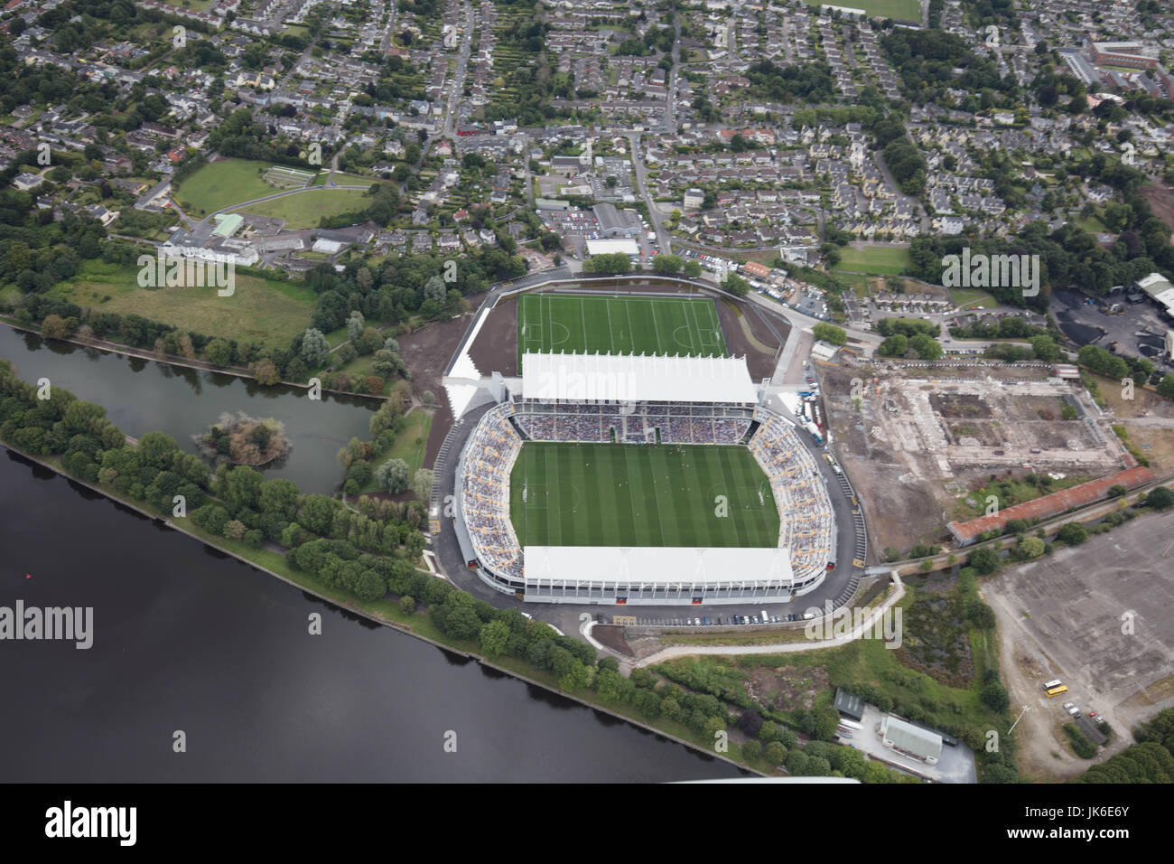 Páirc Ui Chaoimh Irlanda lo stadio è impostato per aprire di nuovo oggi e sarà il benvenuto fan da Tipperary e chiara per la All-Ireland Senior Hockey irlandese Quarti di finale XXII Luglio 2017 Foto Stock