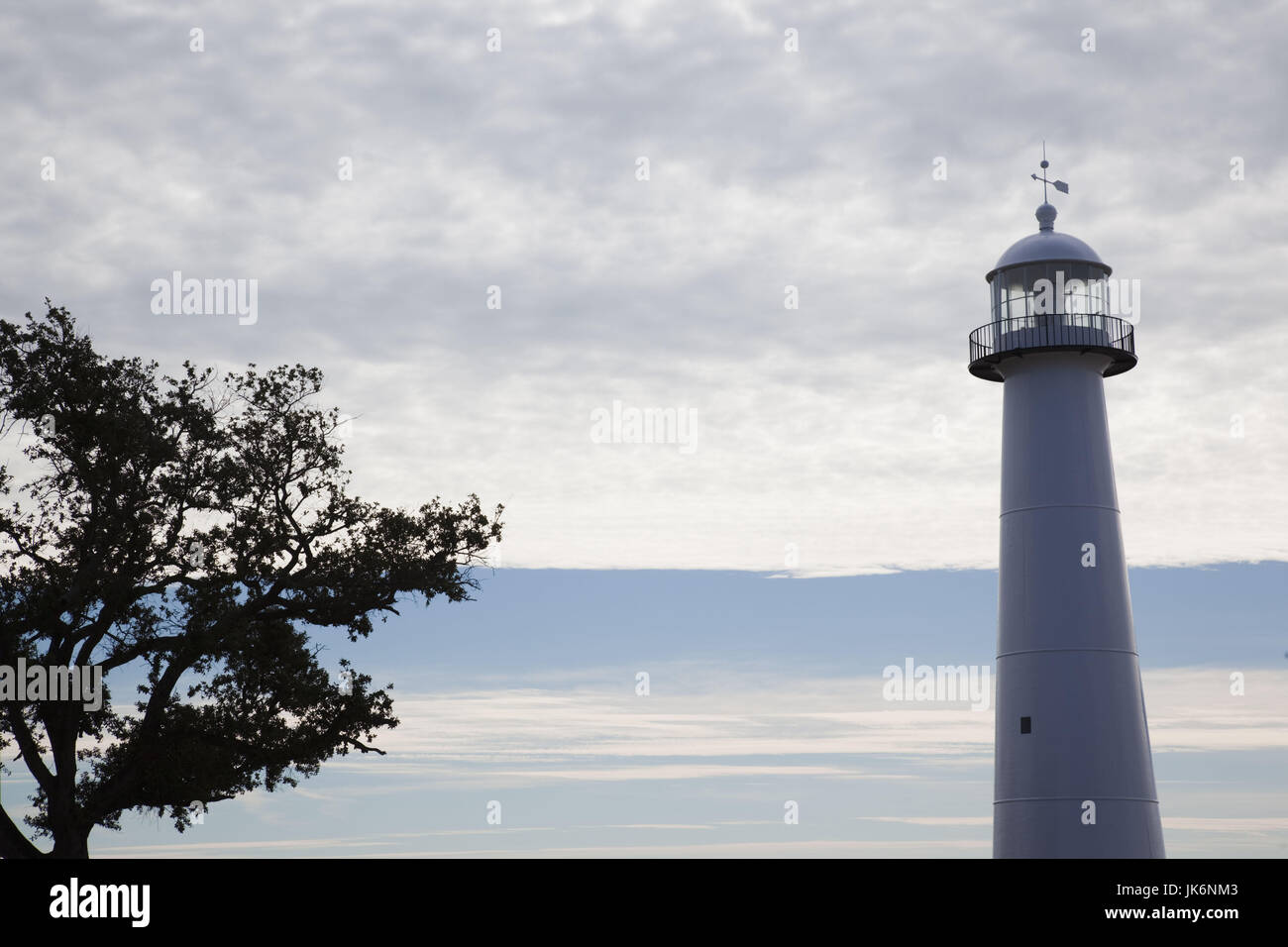 Stati Uniti d'America, Mississippi, Biloxi Biloxi Lighthouse Foto Stock