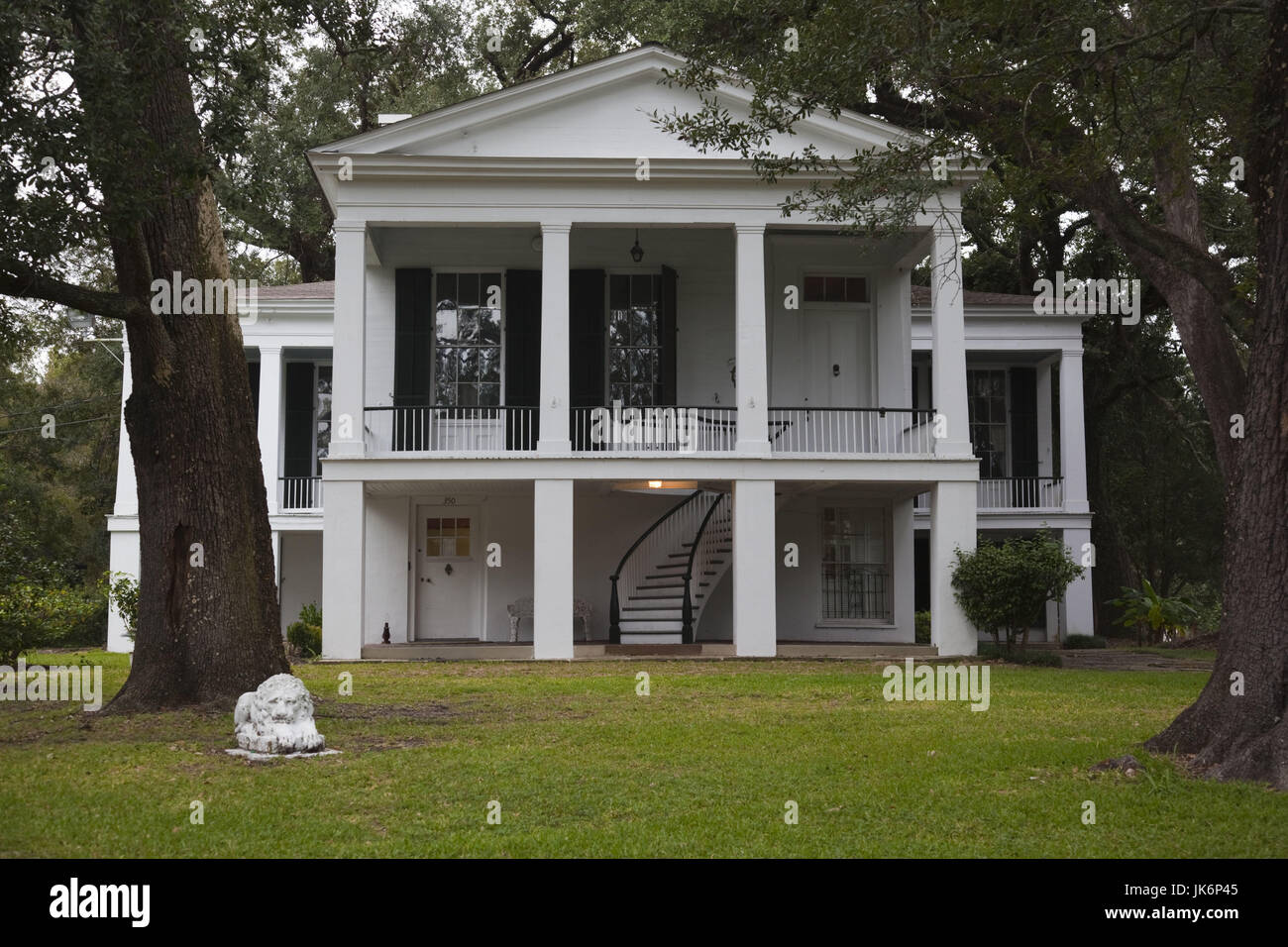 Stati Uniti d'America, Alabama, Mobile, Oakleigh, 1833 Greek-Revival mansion Foto Stock