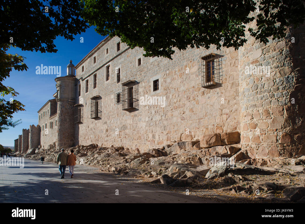 Spagna, Castilla y Leon Regione, Provincia di Avila, Avila, Las Murallas, mura Foto Stock