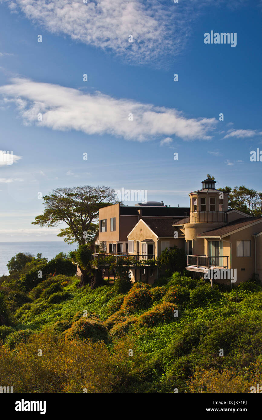 Stati Uniti d'America, la California, la California del Sud, Santa Barbara, case da La Mesa Park Foto Stock