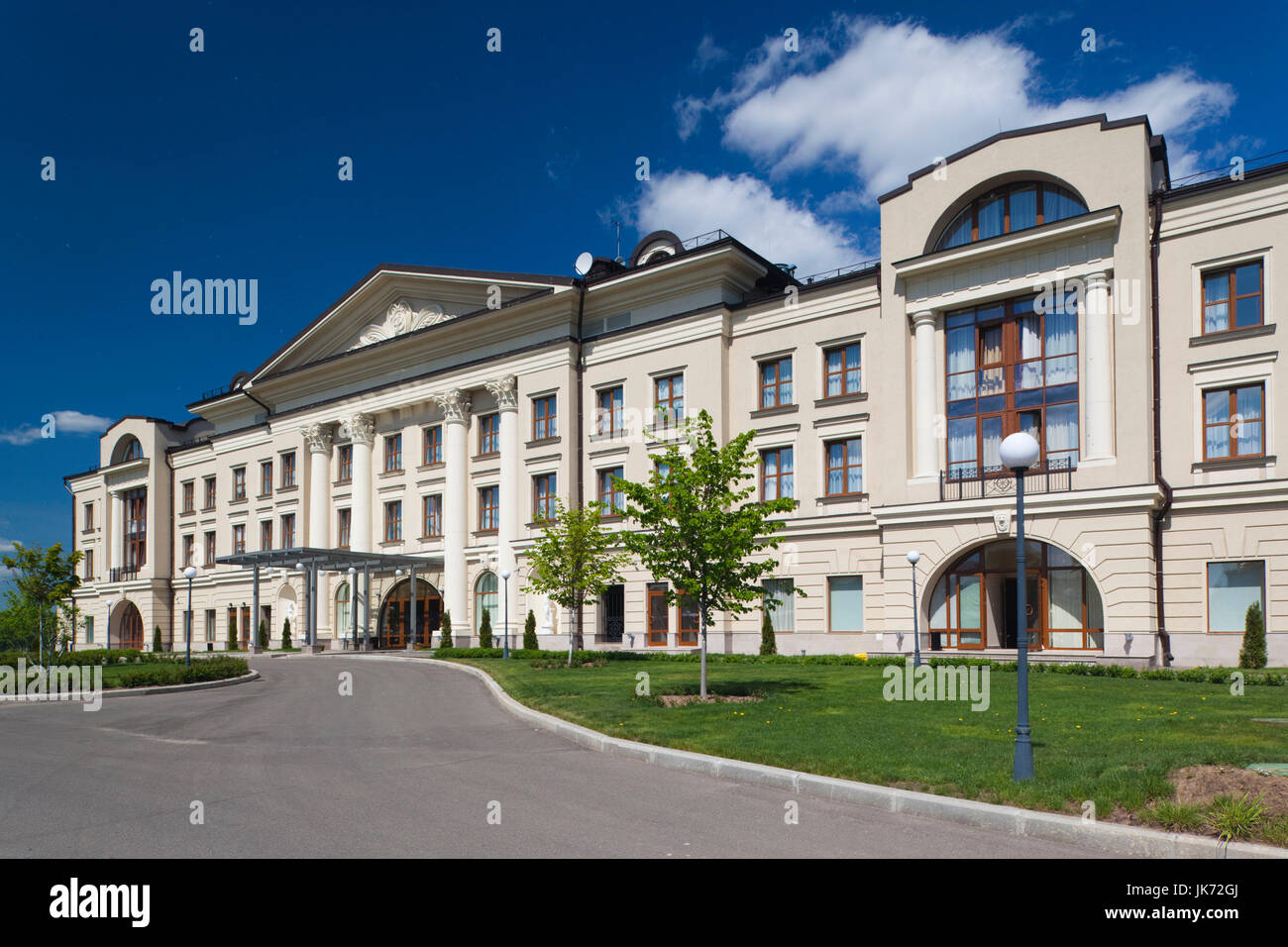 Russia, Krasnojarsk, Golden Ring, Uglich, Volgskaya Riviera Hotel Foto Stock