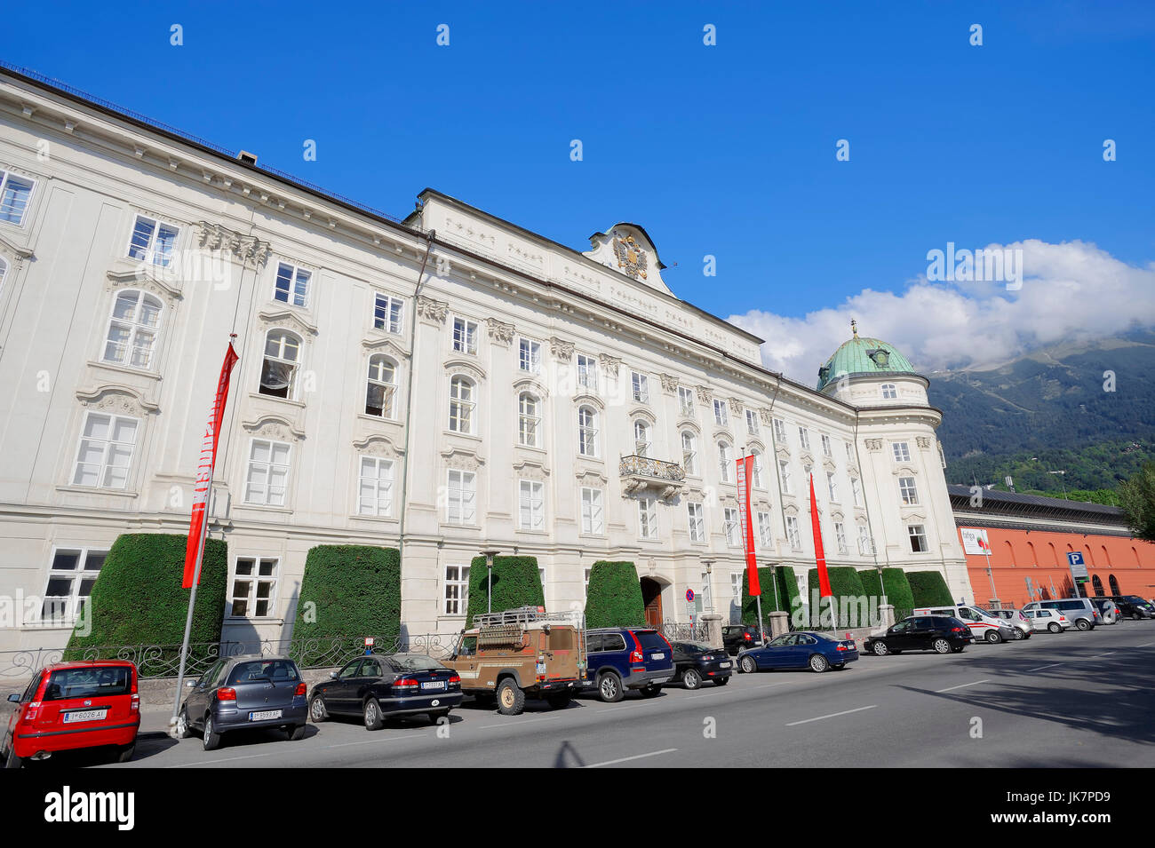 Il Palazzo Imperiale Hofburg, Innsbruck, in Tirolo, Austria | Hofburg, Innsbruck, in Tirolo, Oesterreich / Hofburg Foto Stock