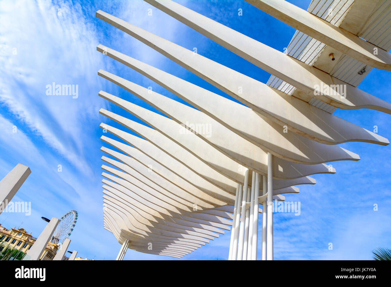 Palmeral de las Sorpresas, Malaga, Andalusia, Spagna Foto Stock