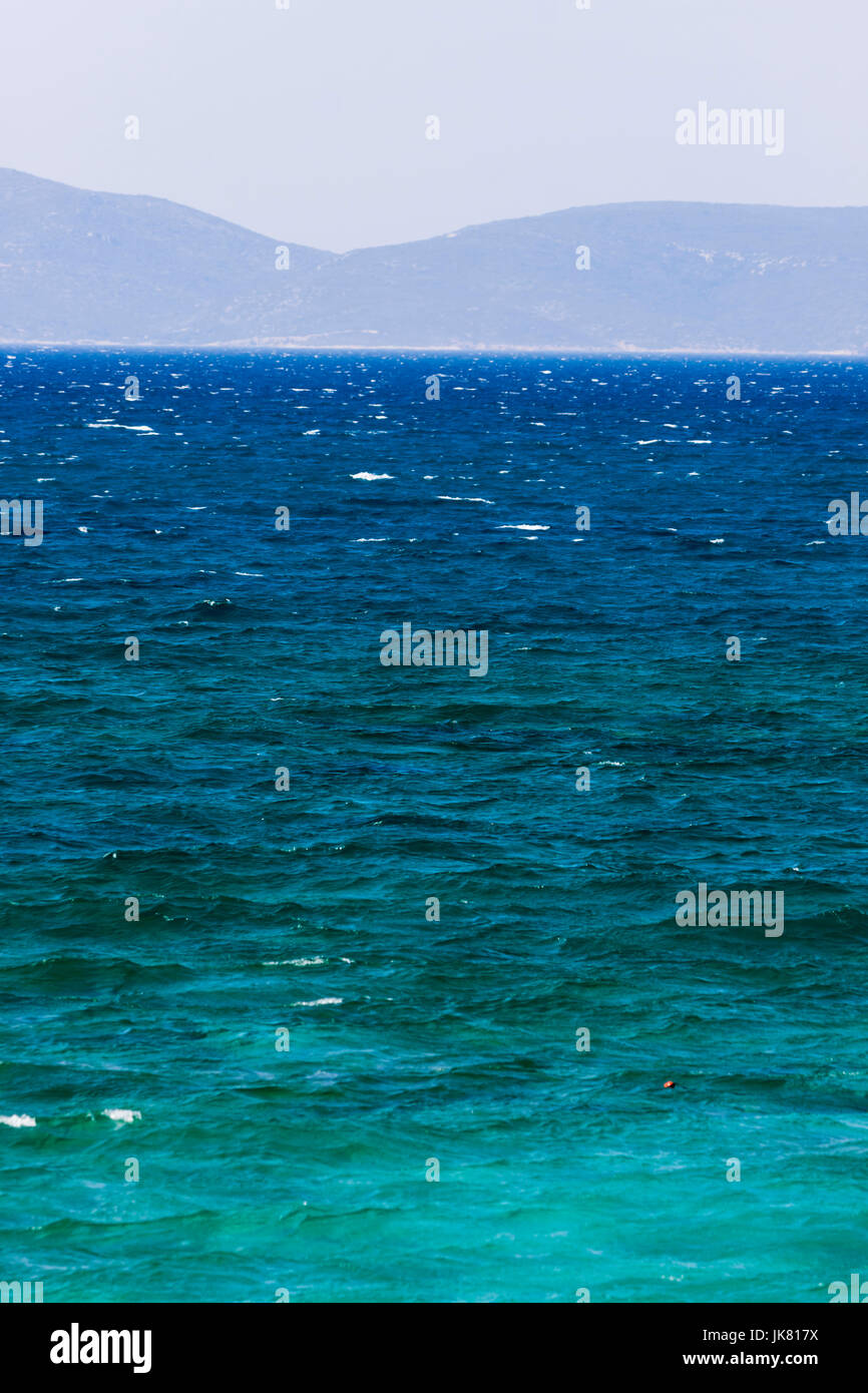Mare blu acqua della Turchia Foto Stock
