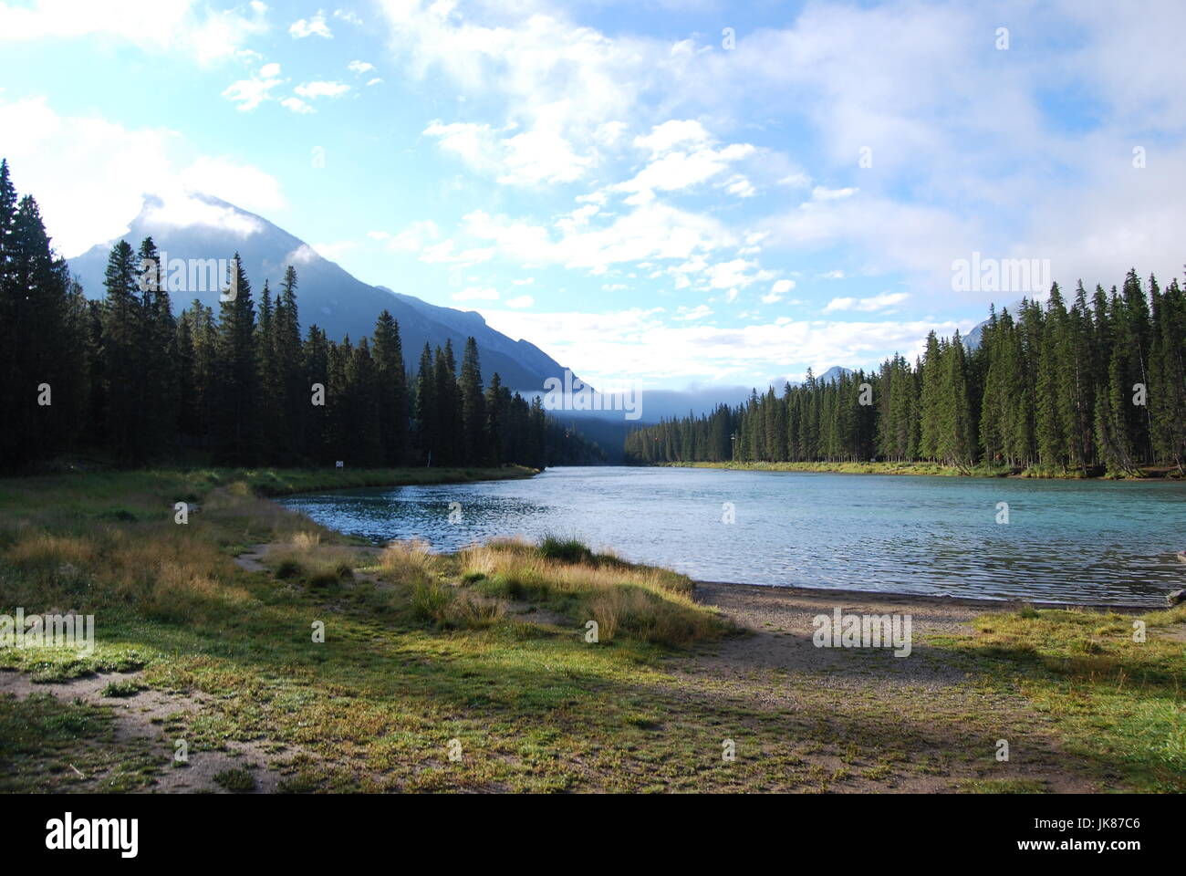 Il fiume di Banff Foto Stock