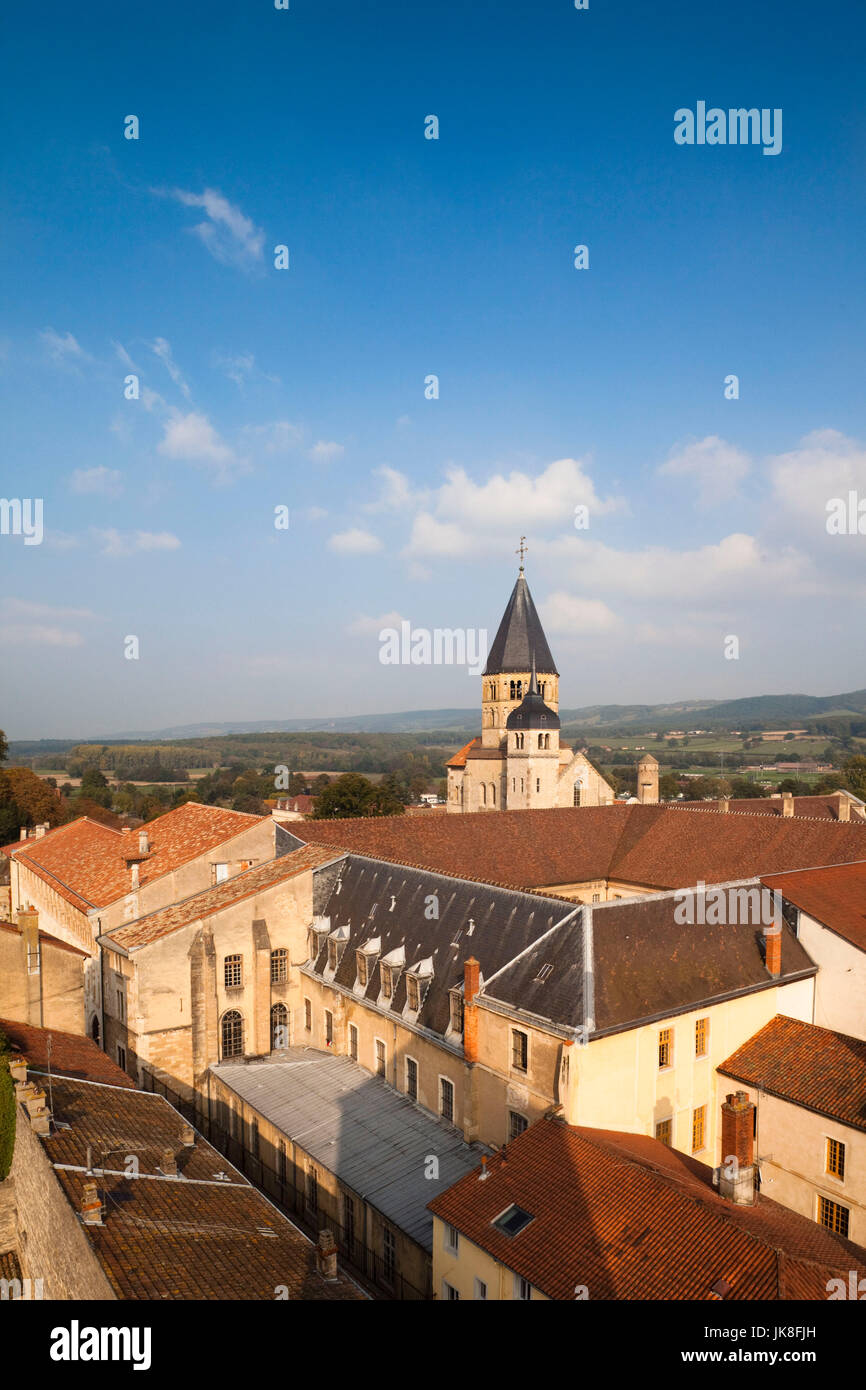 Francia, Saône-et-Loire Reparto, Regione Borgogna, Area Maconnais, Cluny, Abbazia di Cluny Foto Stock