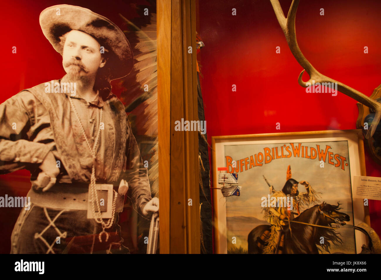 Stati Uniti d'America, Colorado, Golden, Lookout Mountain, museo di Buffalo Bill, fotografia di Buffalo Bill Foto Stock