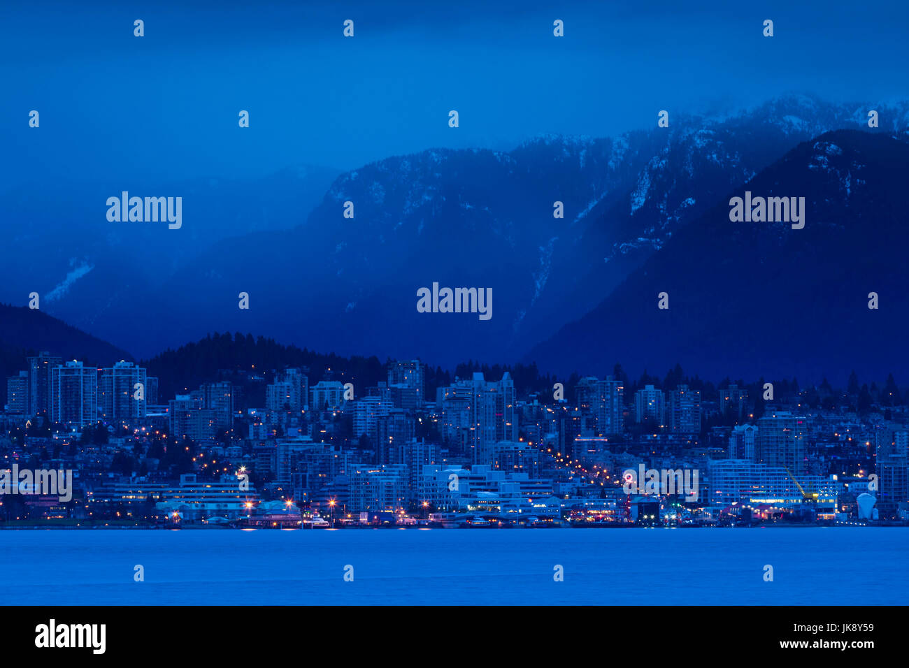 Canada, British Columbia, Vancouver, North Vancouver, alba Foto Stock
