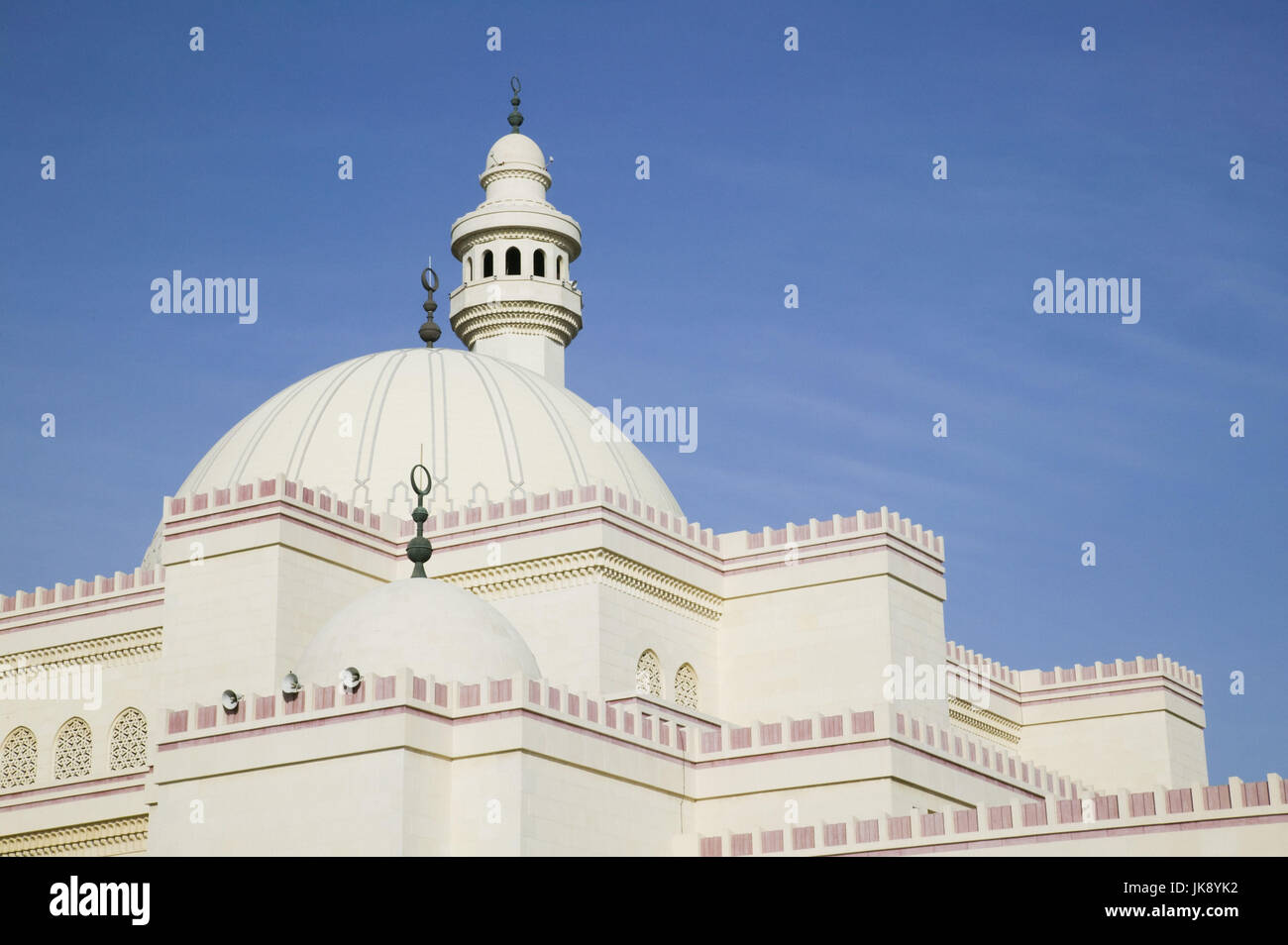 Il Bahrain, Manama, Al Fatih Grande Moschea, dettaglio Kuppel, Foto Stock