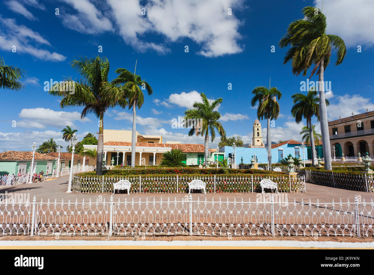 Cuba, Sancti Spiritus Provincia, Trinidad, Plaza Mayor Foto Stock