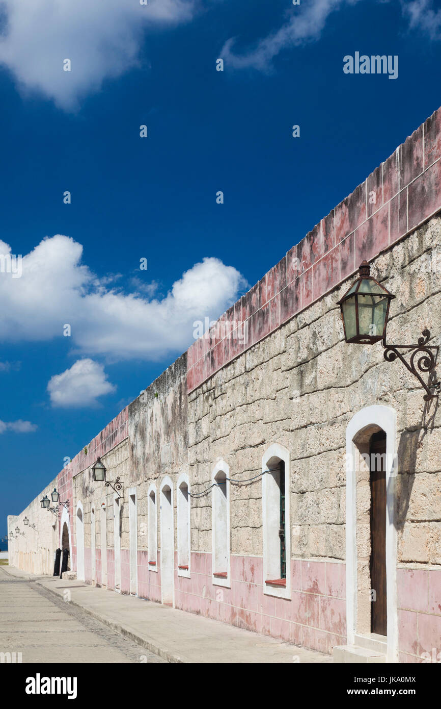 Cuba, La Habana, Fortaleza de San Carlos de la Cabana fortezza Foto Stock