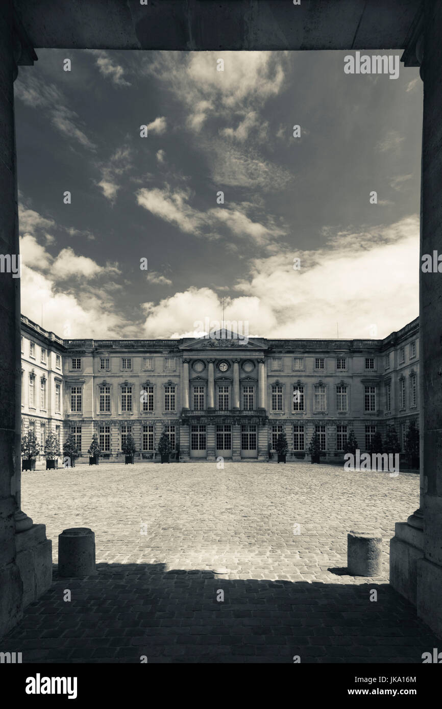 Francia, regione Piccardia, Oise, Compiegne, Palais de Compiegne, Compiegne Palace, esterna Foto Stock