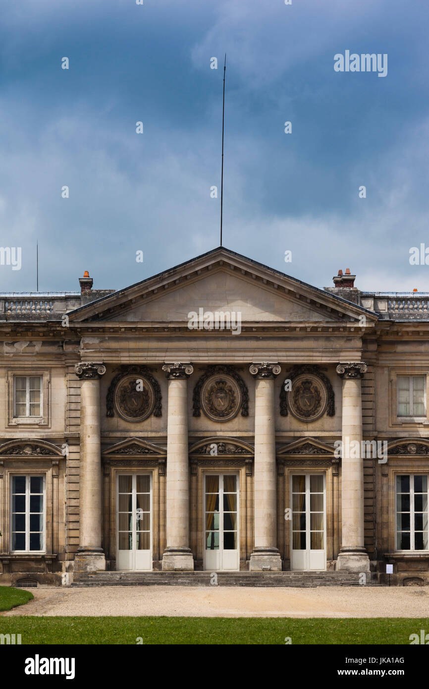 Francia, regione Piccardia, Oise, Compiegne, Palais de Compiegne, Compiegne Palace, esterna Foto Stock