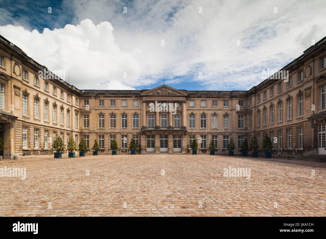 Francia, regione Piccardia, Oise, Compiegne, Palais de Compiegne, Compiegne Palace, esterna Foto Stock