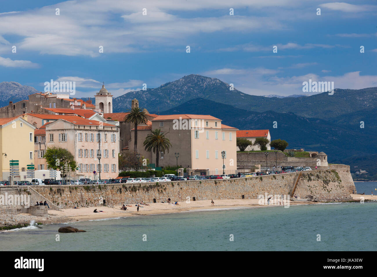 Francia, Corsica, Corse-du-Sud Dipartimento, Corsica Costa Occidentale Regione, Ajaccio, la città e la Cittadella Foto Stock