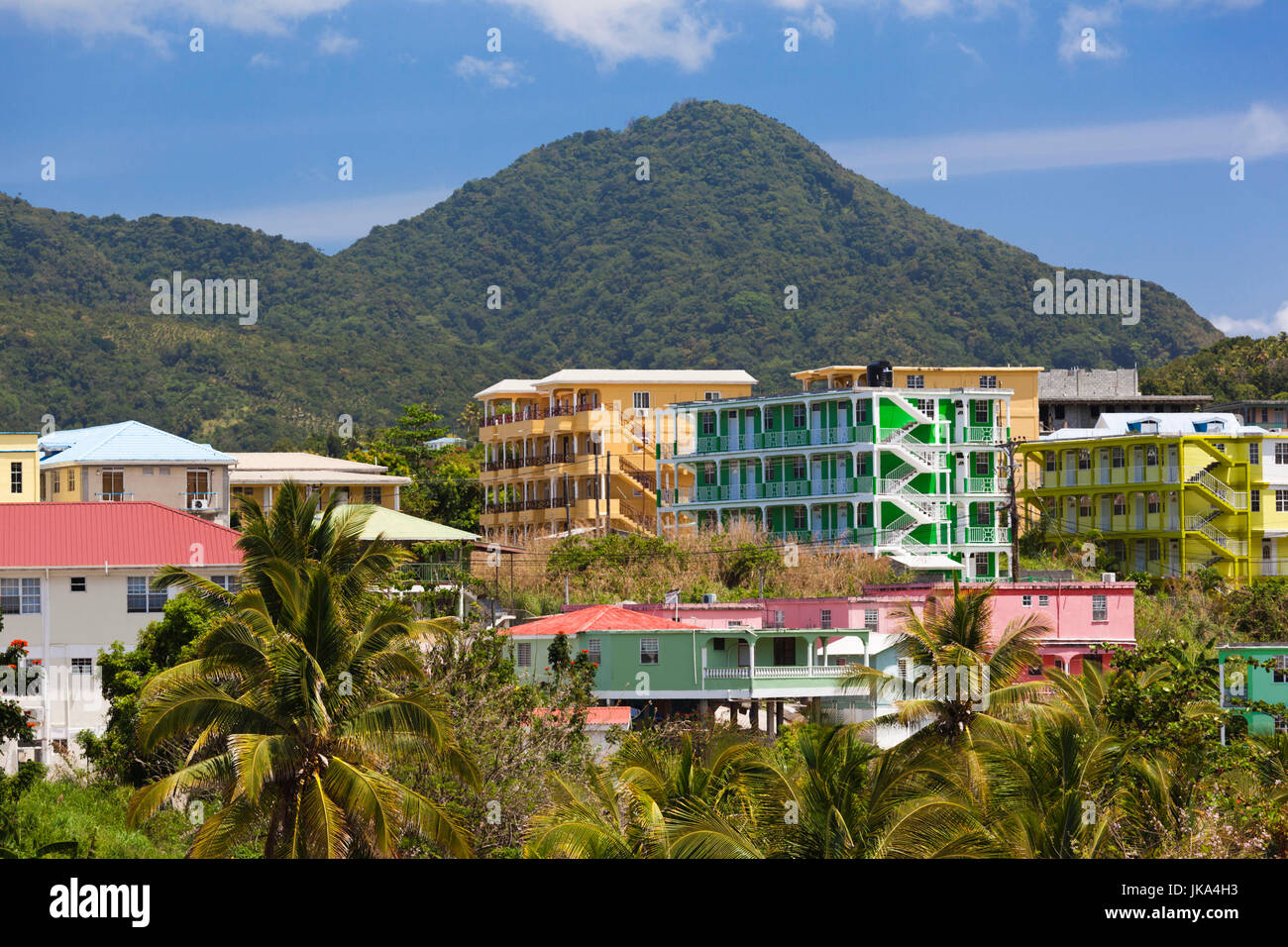 Dominica, Portsmouth, edifici del Ross University School of Medicine Foto Stock