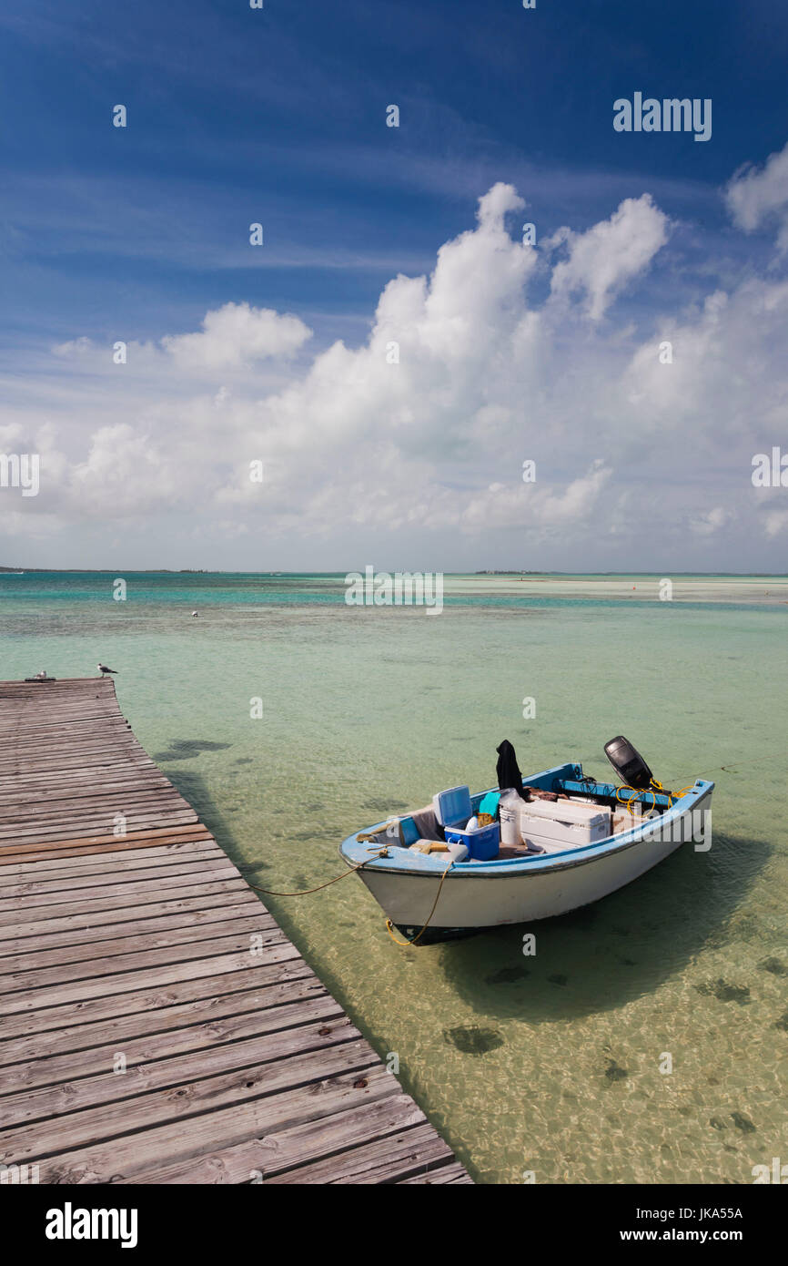 Bahamas, Eleuthera Island Harbour Island, Dunmore Town, e vista sul porto Foto Stock