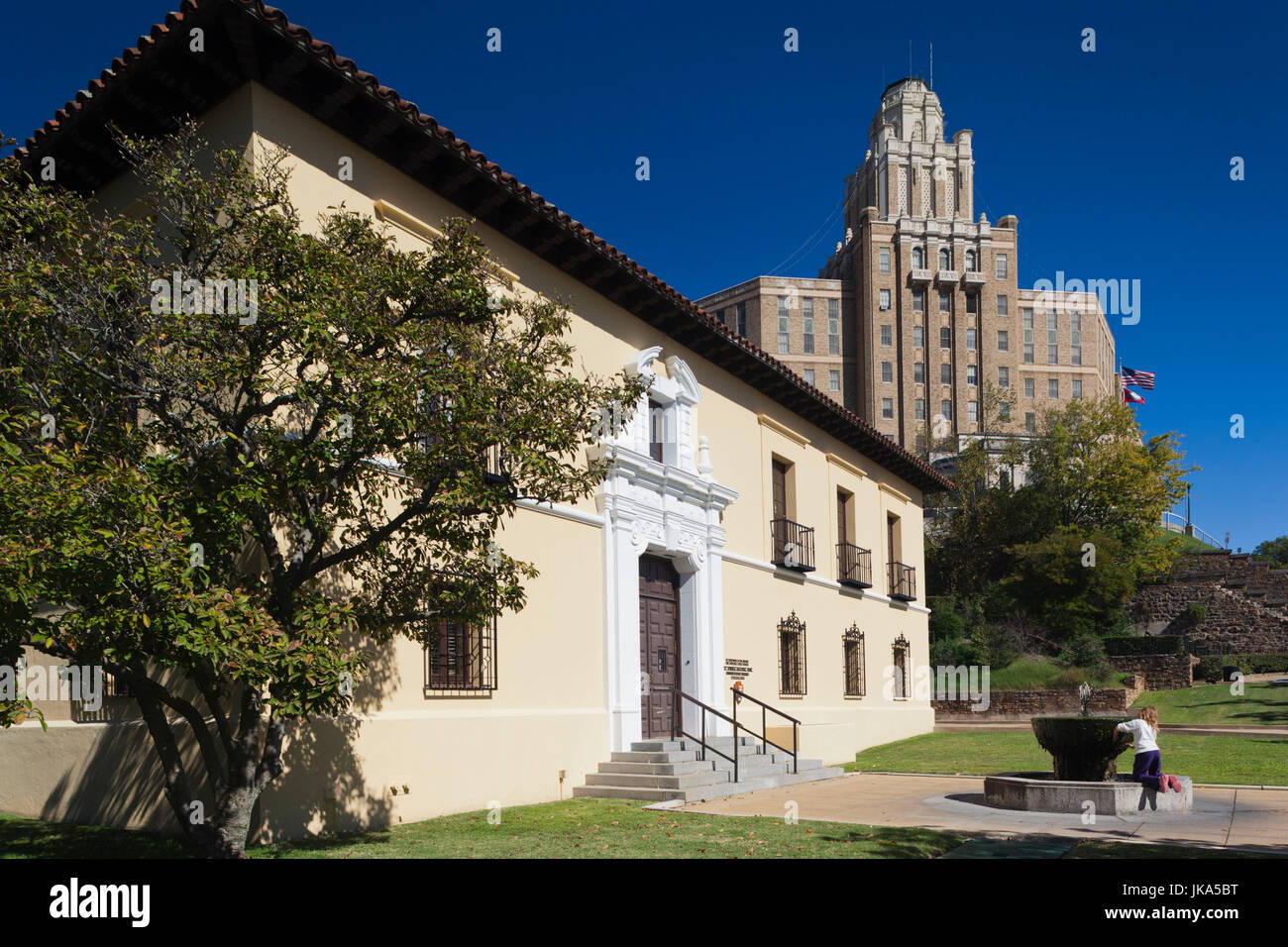 Stati Uniti d'America, Arkansas, sorgenti di acqua calda, acqua termale Fontana caraffa e le sorgenti di acqua calda il Centro di Riabilitazione Foto Stock