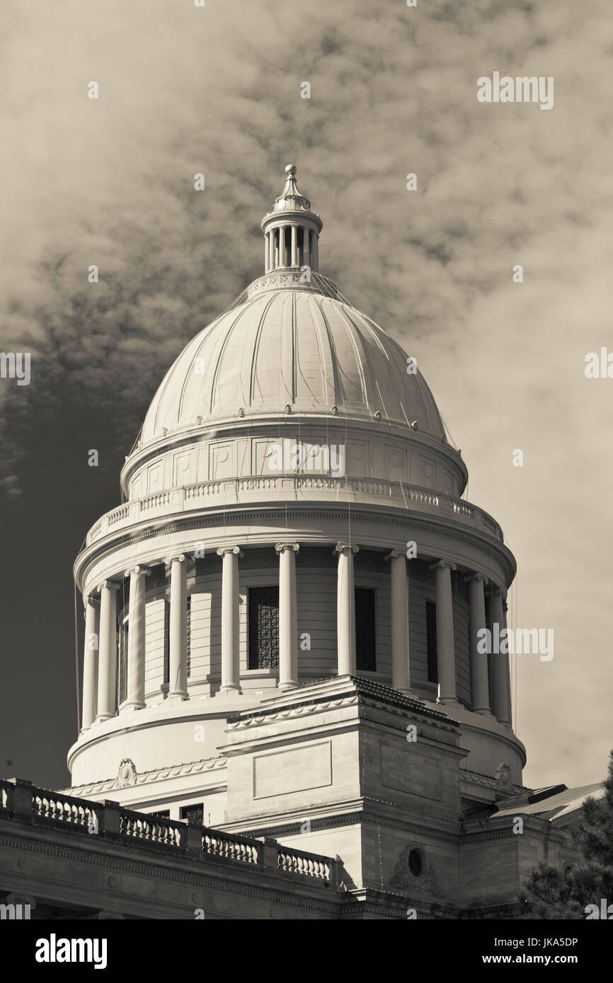 Stati Uniti d'America, Arkansas, Little Rock Arkansas State Capitol, esterna Foto Stock