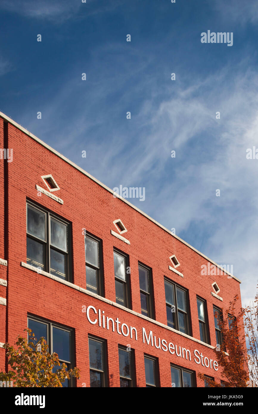 Stati Uniti d'America, Arkansas, Little Rock, William J. Clinton Presidential Library and Museum, Museo di Clinton Store Foto Stock