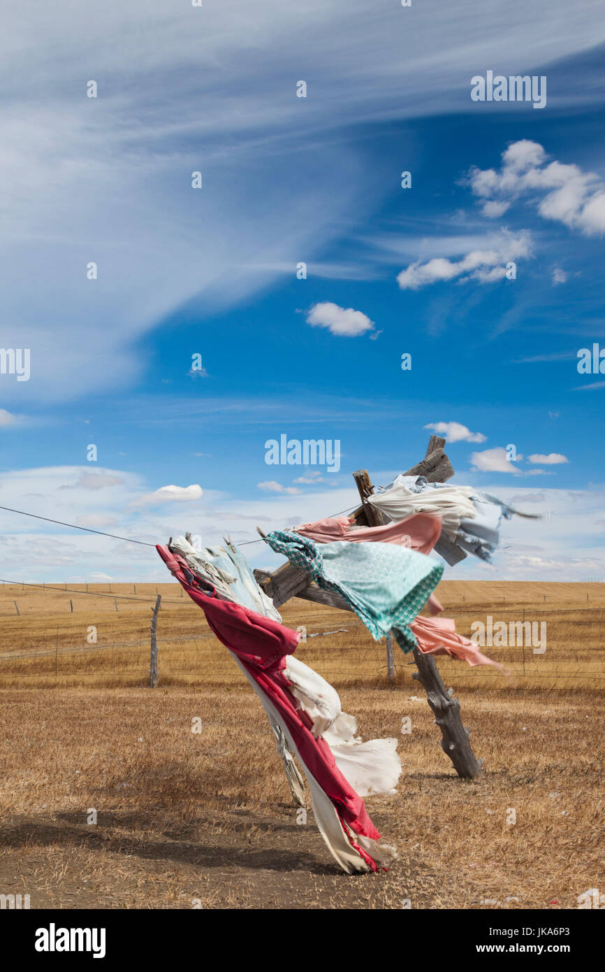Stati Uniti d'America, Sud Dakota, Stamford, 1880 Città, villaggio di pionieri, azienda agricola Foto Stock