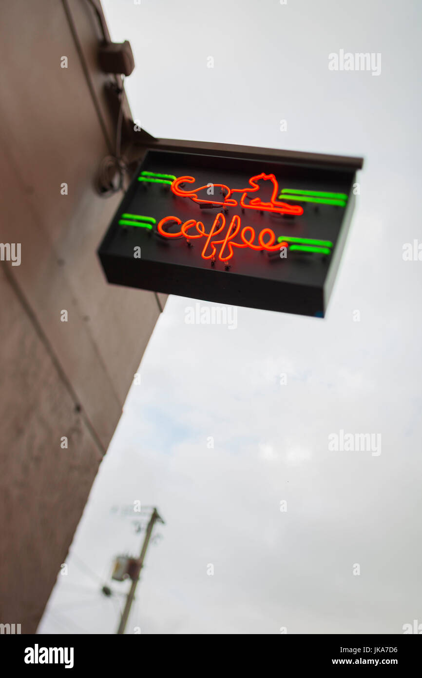 Stati Uniti d'America, Florida, Miami Wynwood District, Panther Coffee shop Foto Stock