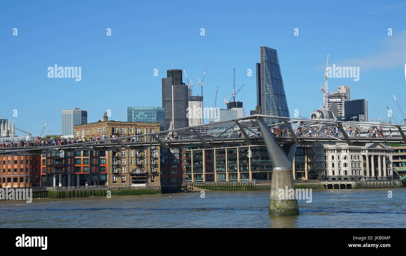 Vista di South Bank Foto Stock