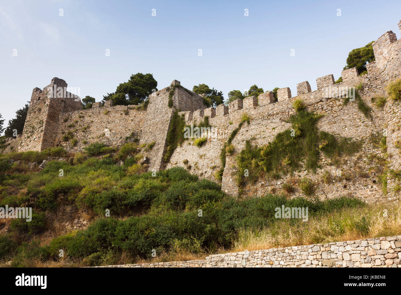 La Grecia, Grecia occidentale Regione, Nafpaktos, la Cittadella, la fortezza veneziana Foto Stock