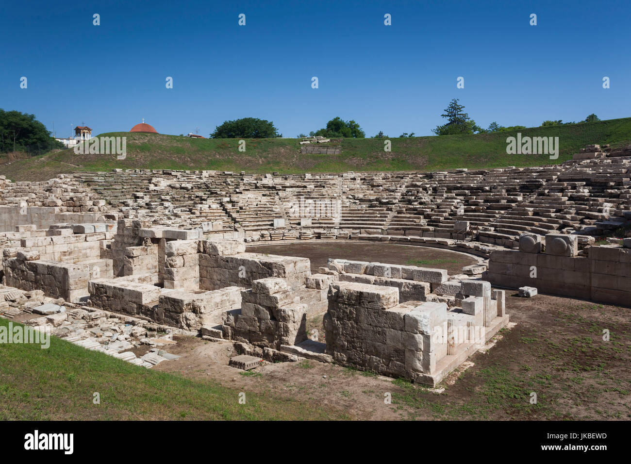 La Grecia, Regione di Tessaglia, Larissa, i ruderi della antica acropoli Foto Stock