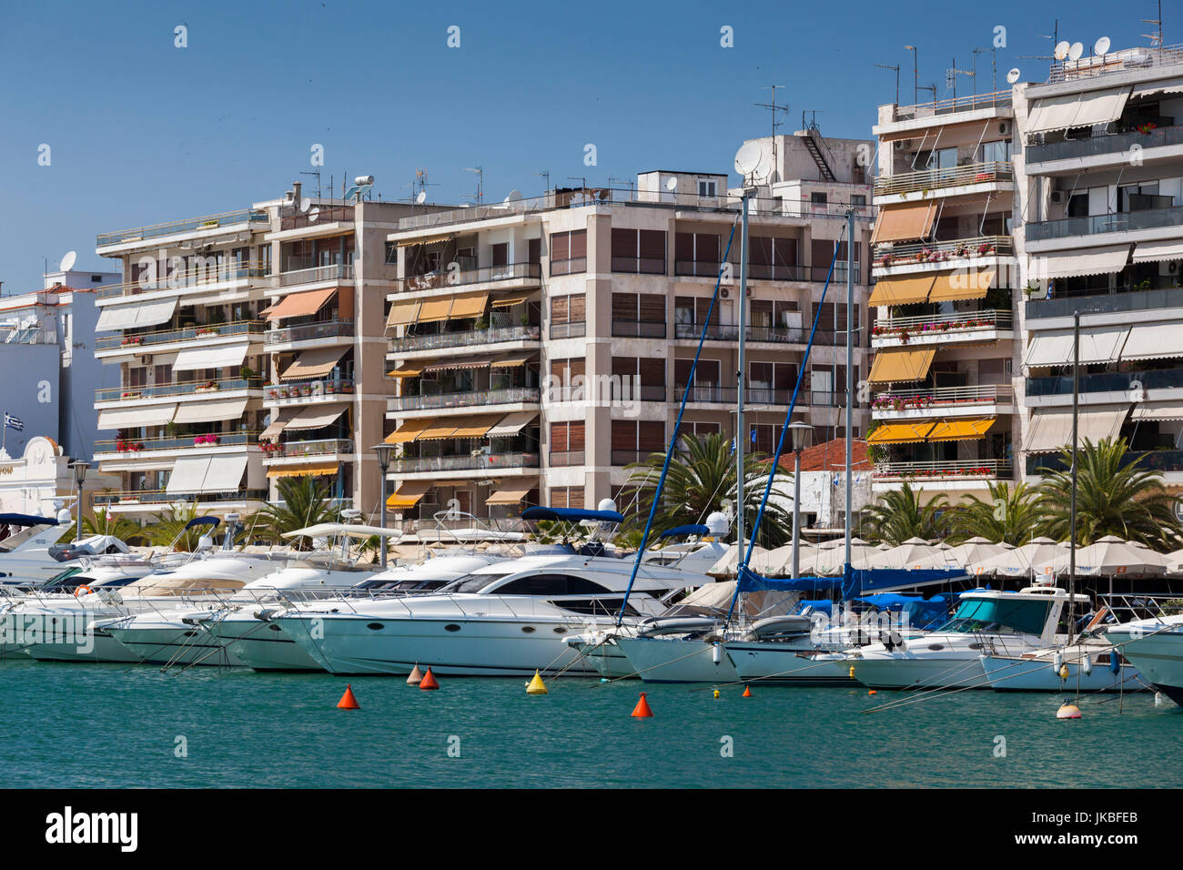 La Grecia, Regione di Tessaglia, Pelion Peninsula, Volos, waterfront edifici Foto Stock