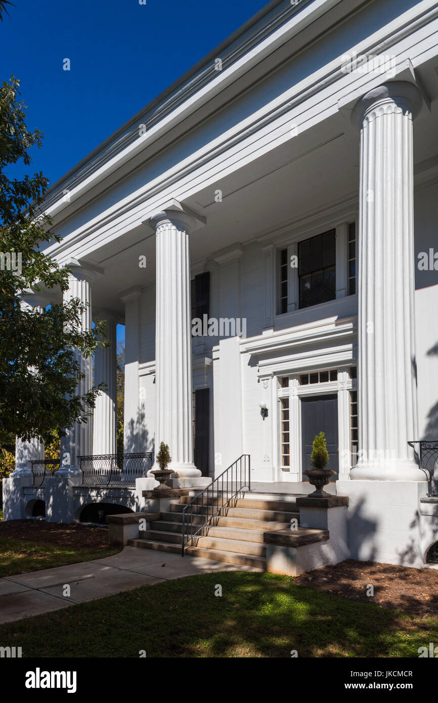 Stati Uniti d'America, Georgia, Atene, la casa Taylor-Grady, greco in stile Revival-ante bellum mansion, costruito 1845 Foto Stock