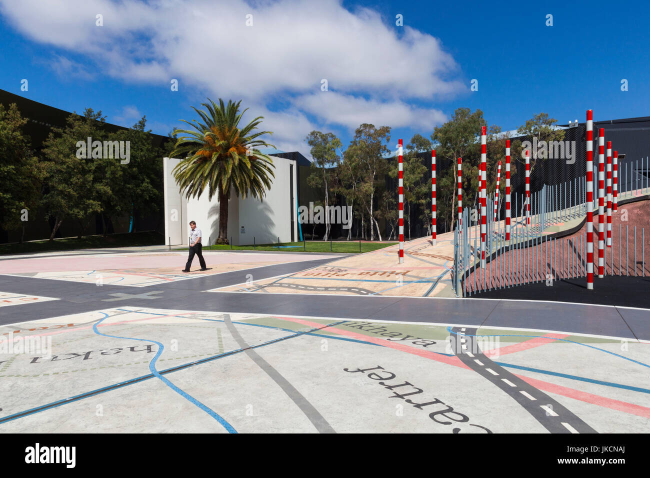 Australia, Territorio della Capitale Australiana, ACT, Canberra, Museo Nazionale dell'Australia, giardino di sogni australiano Foto Stock