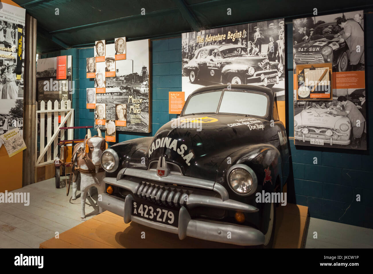 In Australia, in Sud Australia, Yorke Peninsula, Kadina, Capannone Farm Museum, interno Foto Stock