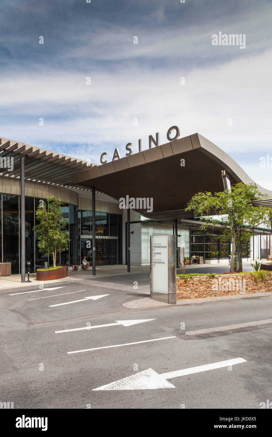 Australia, Australia occidentale, Perth-Burswood, Perth Crown Casino, esterna Foto Stock