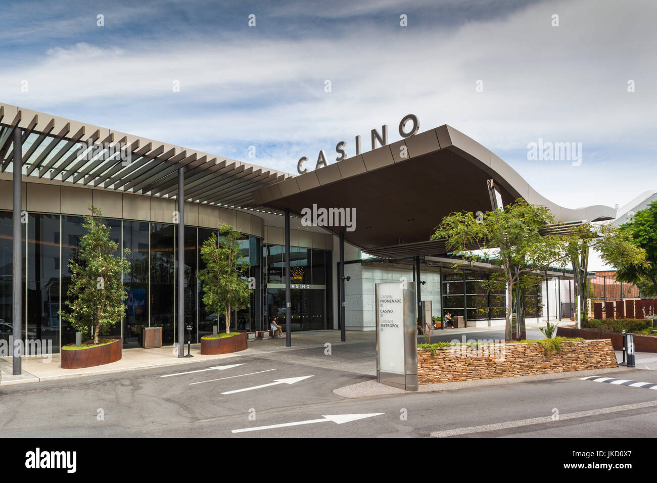 Australia, Australia occidentale, Perth-Burswood, Perth Crown Casino, esterna Foto Stock