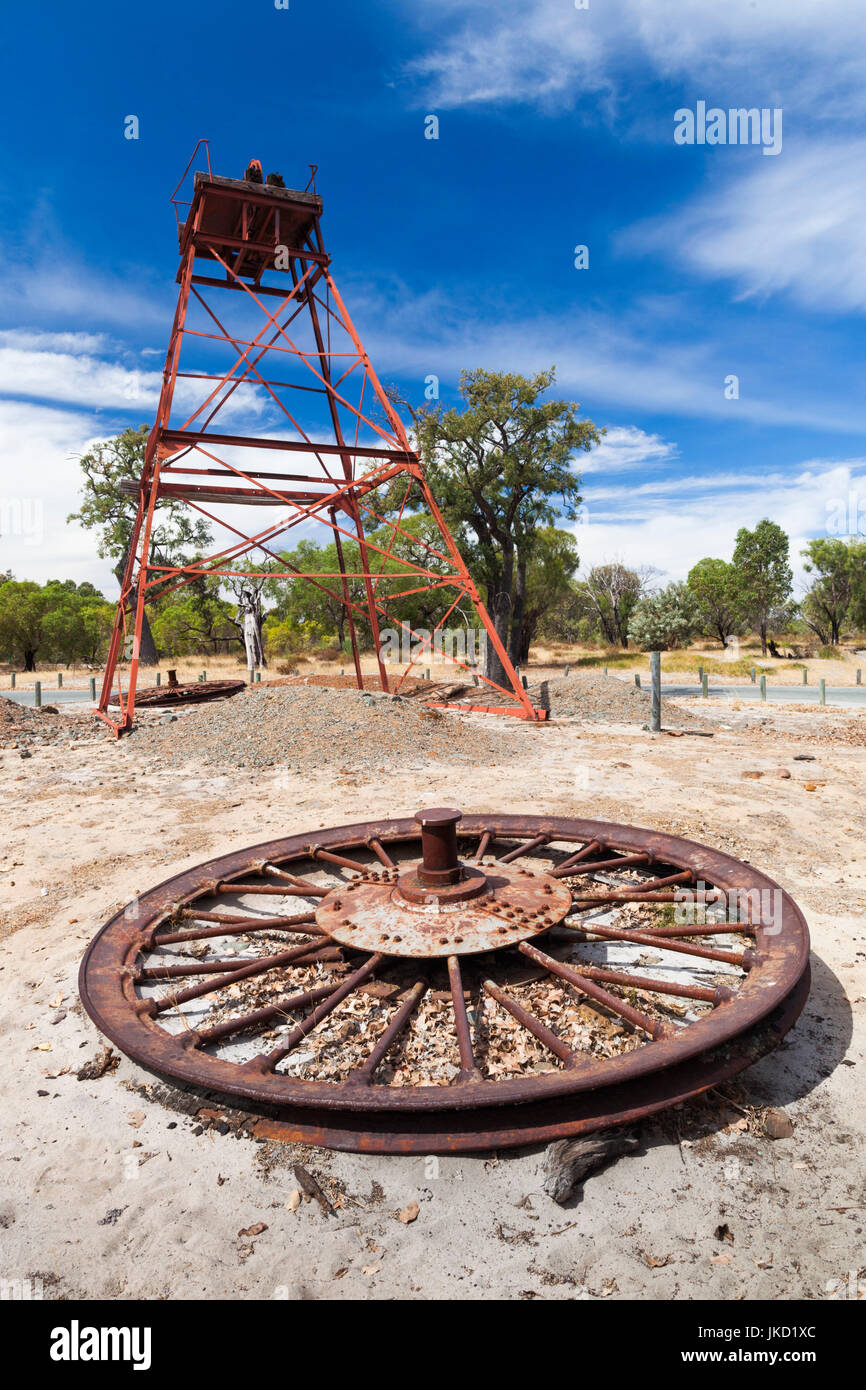 Australia, Australia occidentale, Whiteman, Whiteman Park, antiche miniere Foto Stock