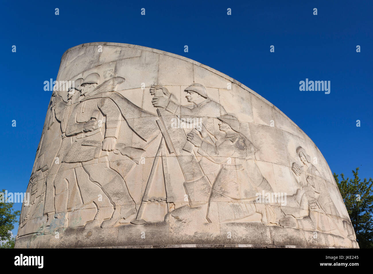 La Romania, regione Maramures, Baia Mare, Rumeno Soldier's Monument Foto Stock